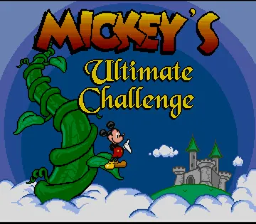 Mickey's Ultimate Challenge (USA) screen shot title